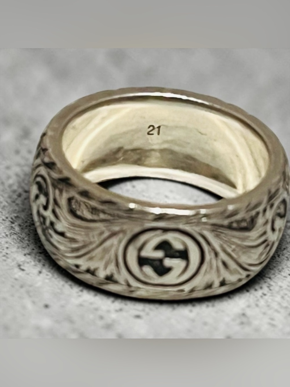 Gucci Feline Silver 925 Ring - Picture 4 of 11